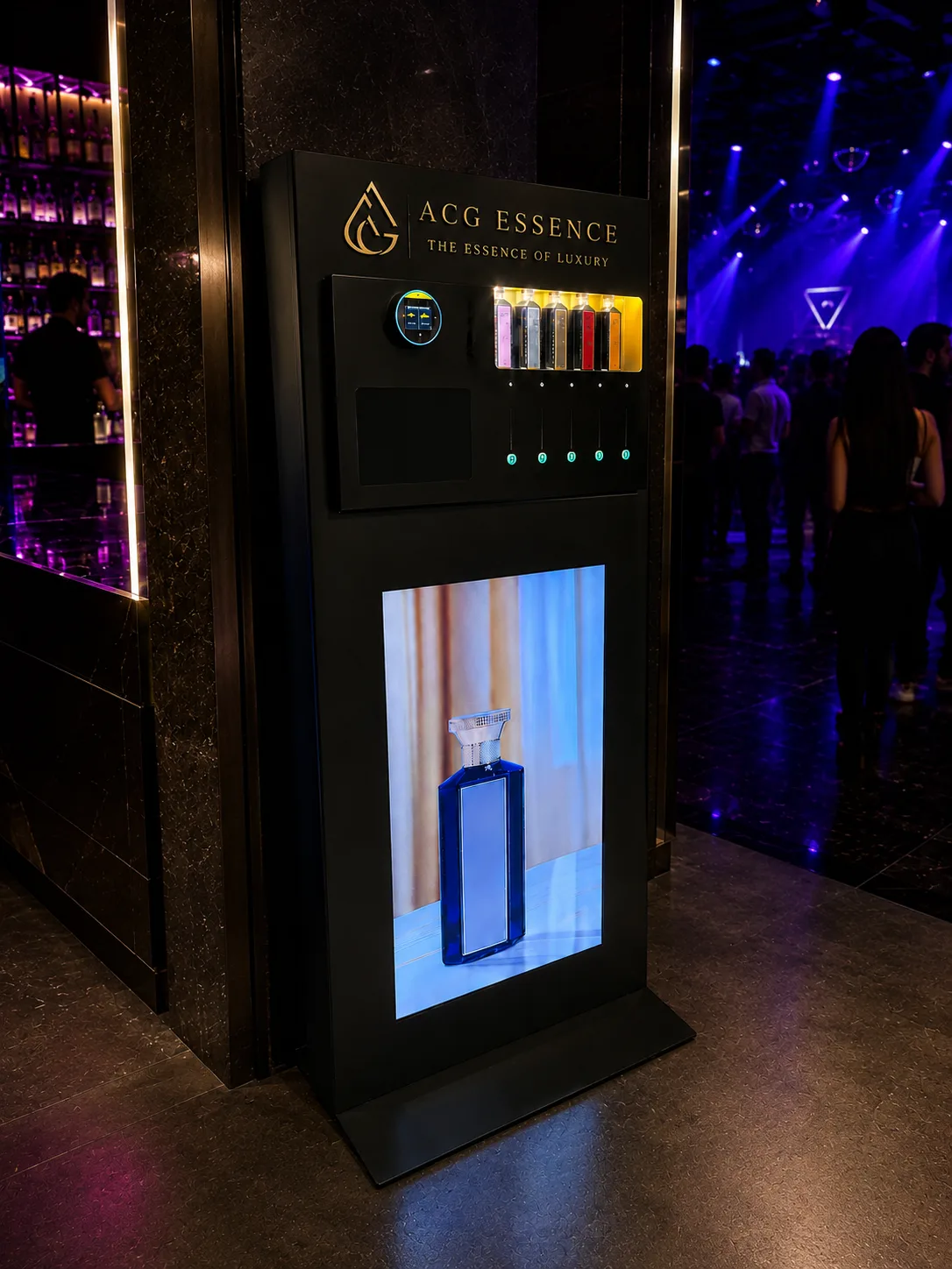 ACG Essence installed in a luxury hotel lobby