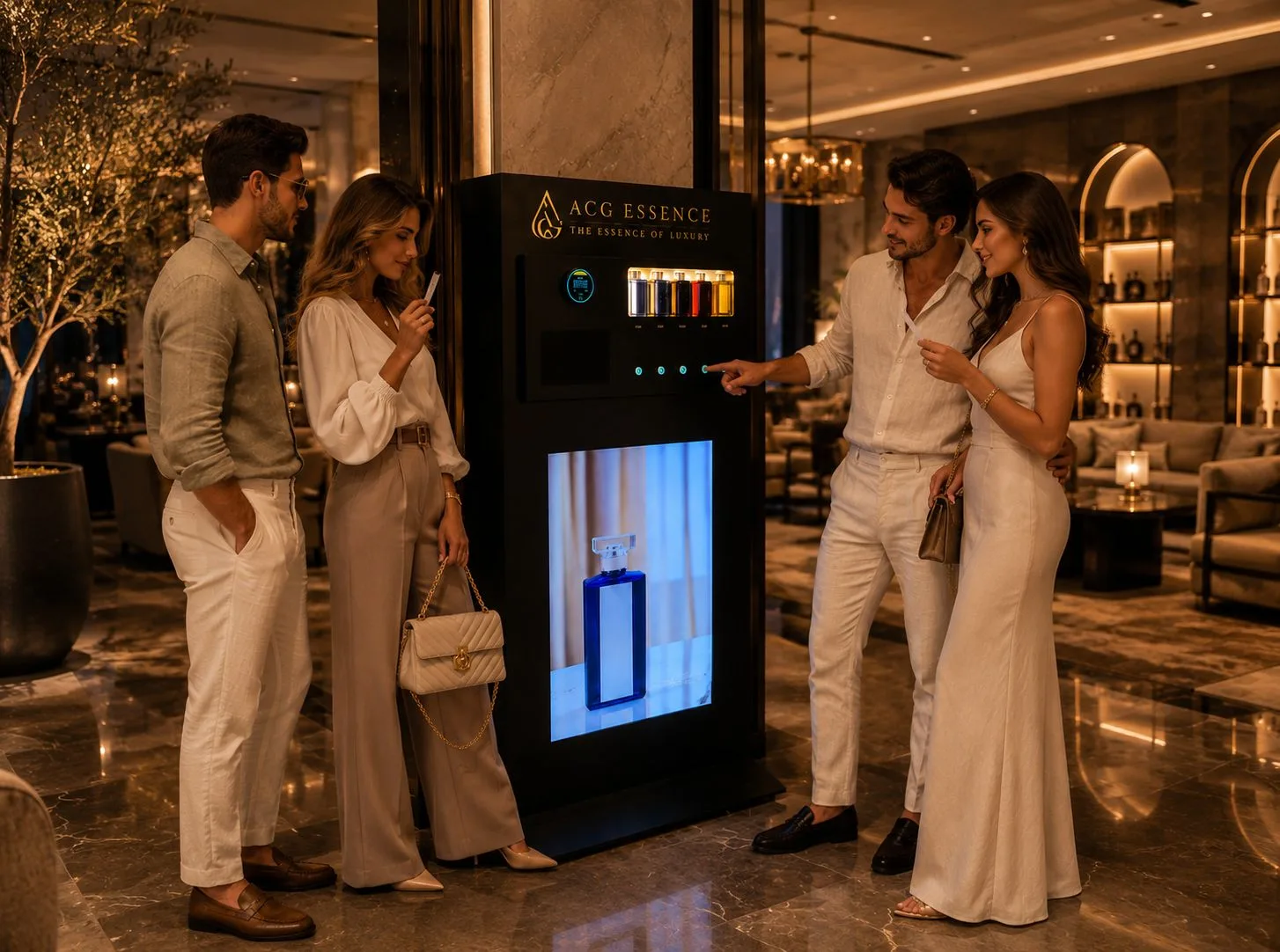 ACG Essence fragrance machine installed in a premium venue